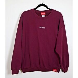 The Marathon Clothing Sweatshirt Mens X-Large Burgundy Pullover Nipsey Hussle